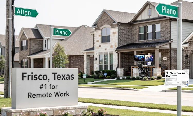 Frisco’s Remote Work Supremacy: How a Texas Suburb Dominates America’s WFH Rankings