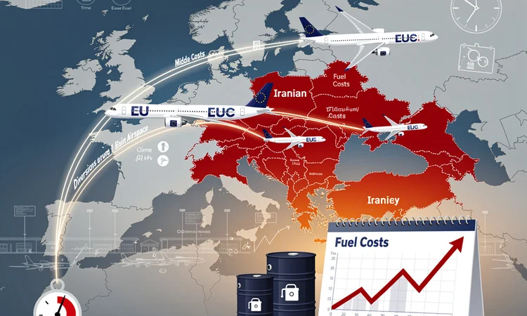 European Carriers Burn Millions in Fuel Costs as Middle East Tensions Force Massive Route Changes