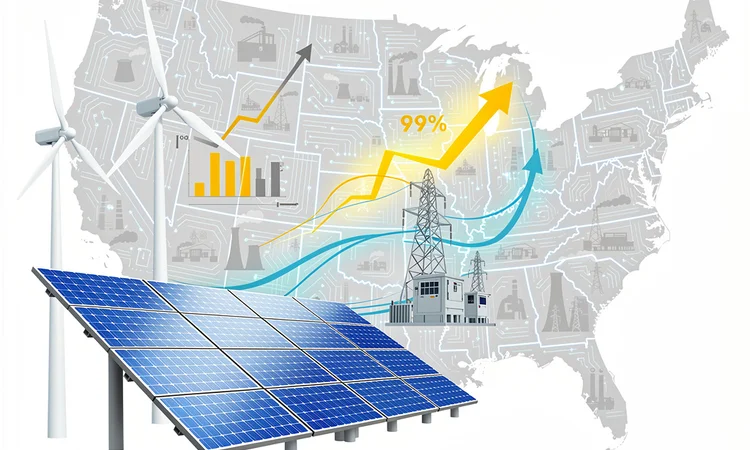 America’s Grid Transformation: How Renewable Energy Seized 99% of New Capacity Additions in 2026