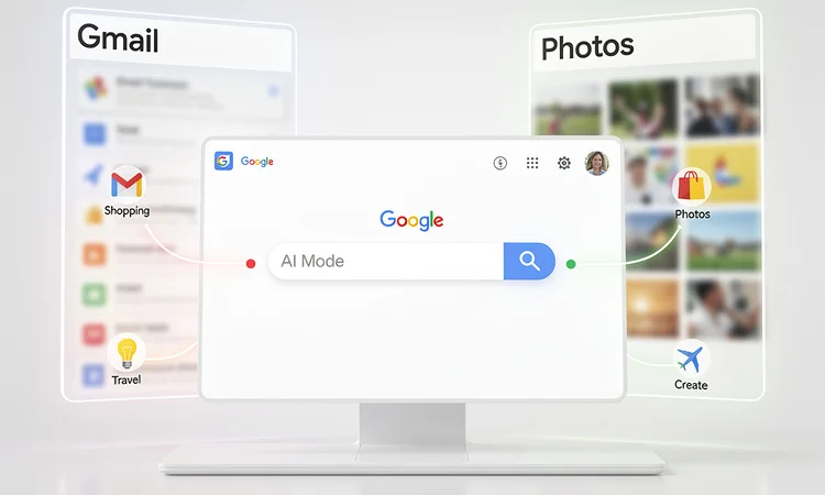 Google’s Search Turns Personal: AI Mode Taps Gmail, Photos for Tailored Answers