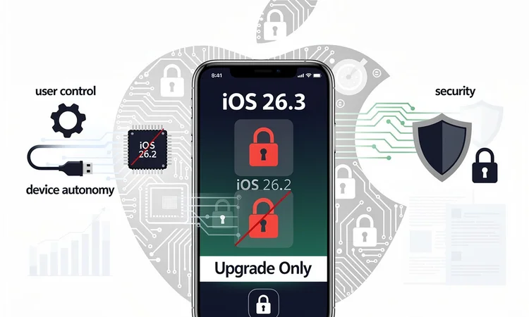 Apple Closes the Door on iOS 26.2 Downgrades, Tightening Control Over Software Updates