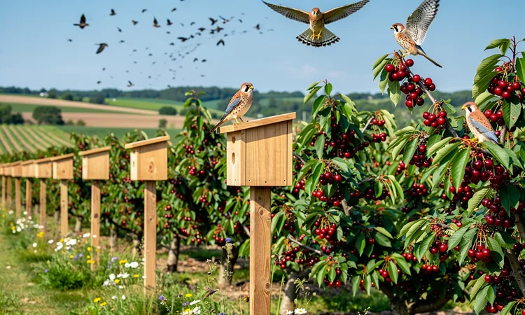 Michigan Farmers Deploy Kestrels for Eco-Friendly Cherry Pest Control