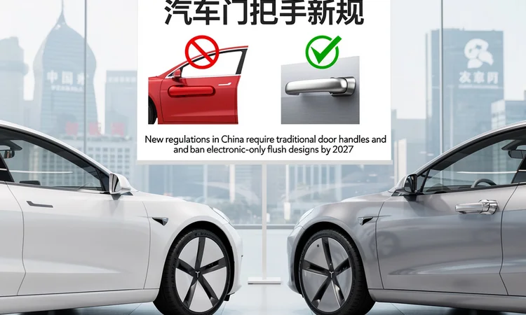 China’s Mandate to End Tesla’s Flush Door Handles Signals Broader Safety Reckoning for Electric Vehicle Design