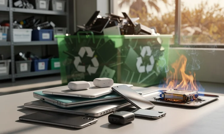 California Introduces 1.5% Fee on Non-Removable Batteries for Safer Recycling