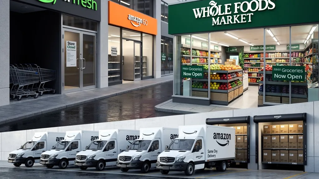 Amazon Shuts Fresh and Go Stores, Bets Big on Whole Foods Surge