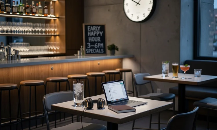 Remote Work Fractures the 5 p.m. Bar Rush